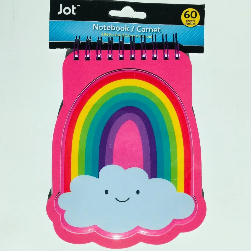 Unicorn Rainbow Puffy Notebook
